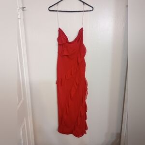 Arden B Women's RuffledStrapless Dress NWT